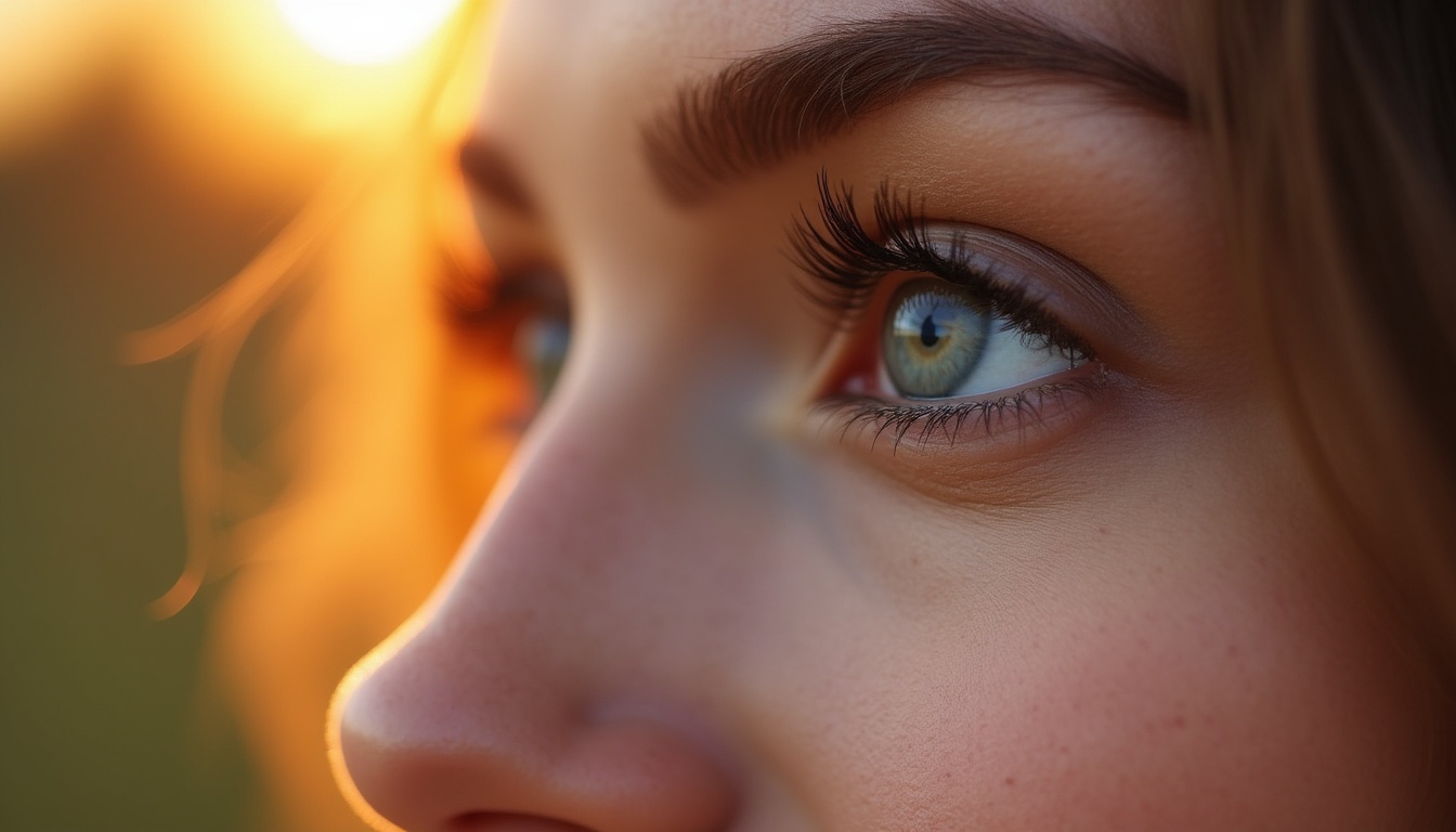 Femeie cu sprâncene perfect conturate după microblading sau micropigmentare